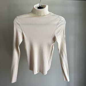 White Zara Turtleneck